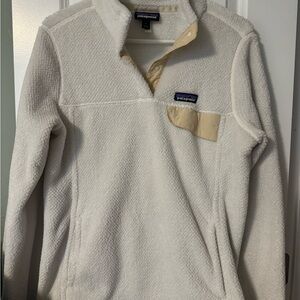 Patagonia Off-White Fleece Pullover
